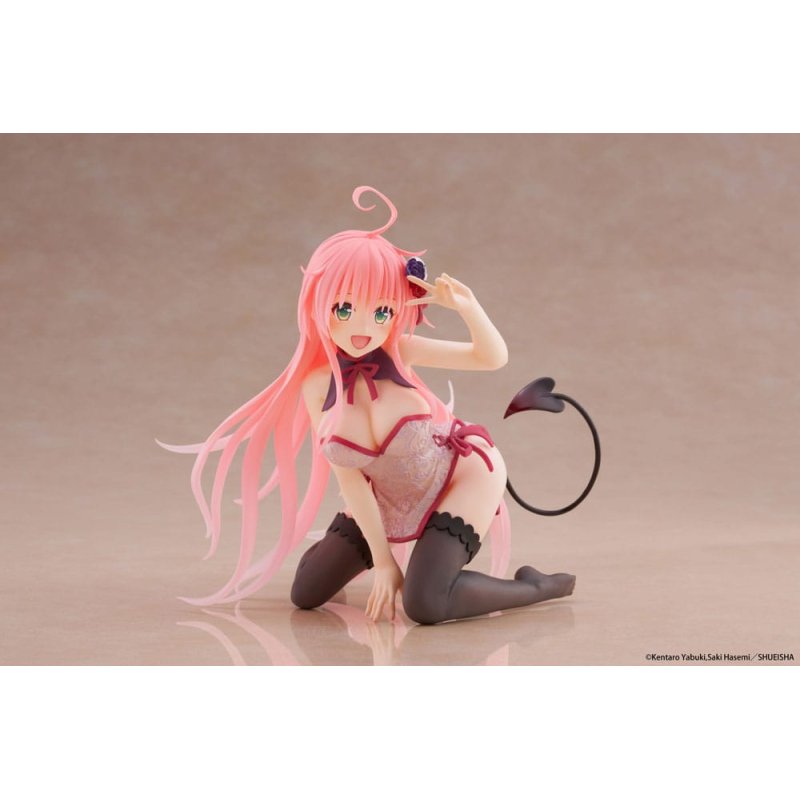 To Love-Ru Darkness statuette PVC Desktop Cute Figure Lala Chinese Dress Ver. 13 cm