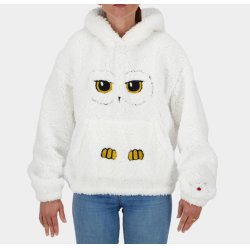 HARRY POTTER - Hedwige - Pull à Capuche Teddy pour Femme (S)
