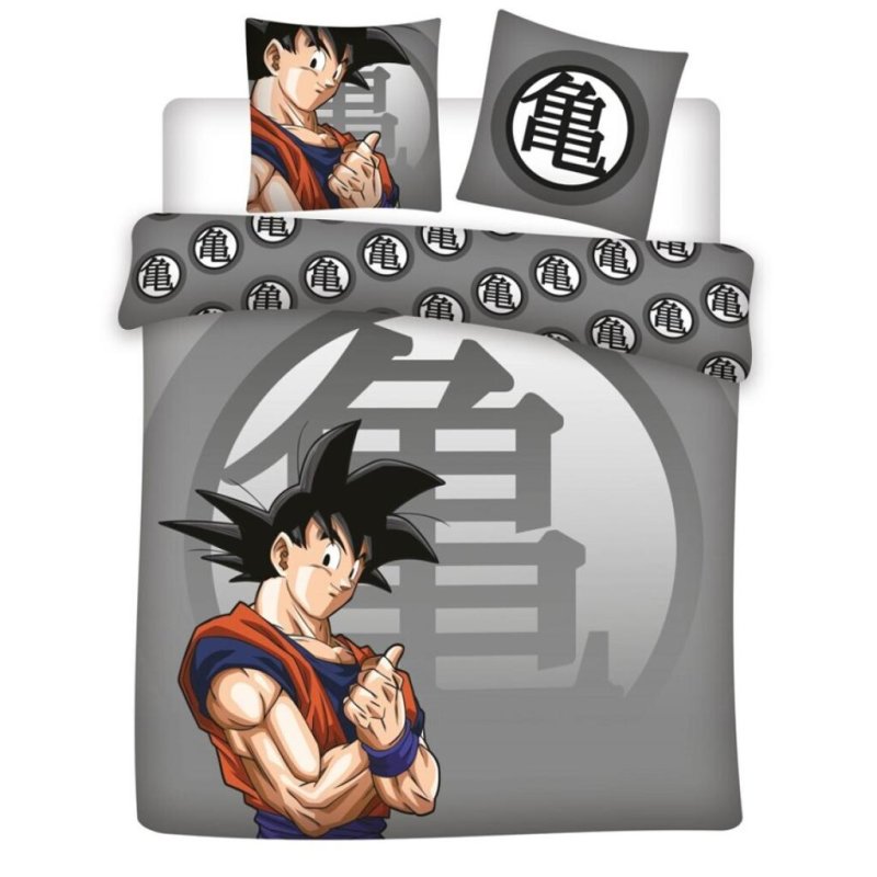 DRAGON BALL Z - Parure de lit 240x220cm 2x65x65cm - Goku
