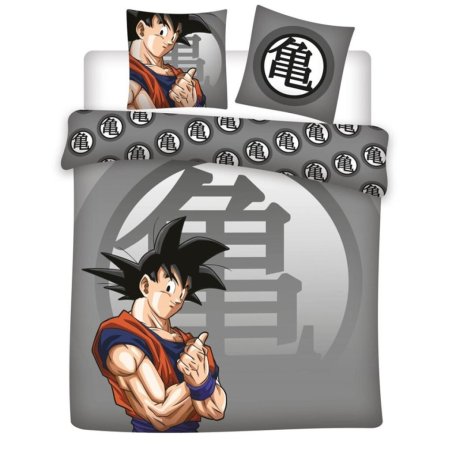 DRAGON BALL Z - Parure de lit 240x220cm 2x65x65cm - Goku