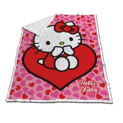 HELLO KITTY - Couverture Sherpa 120x150cm