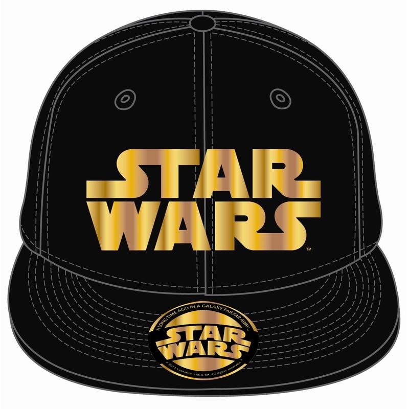 STAR WARS - Casquette Snapback Golden Logo - Black