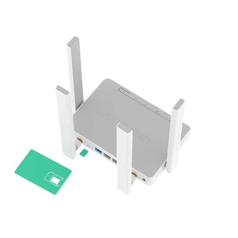 Keenetic Runner 4G N300 Mesh Wi-Fi 4G Modem Router with a 4-Port Smart Switch