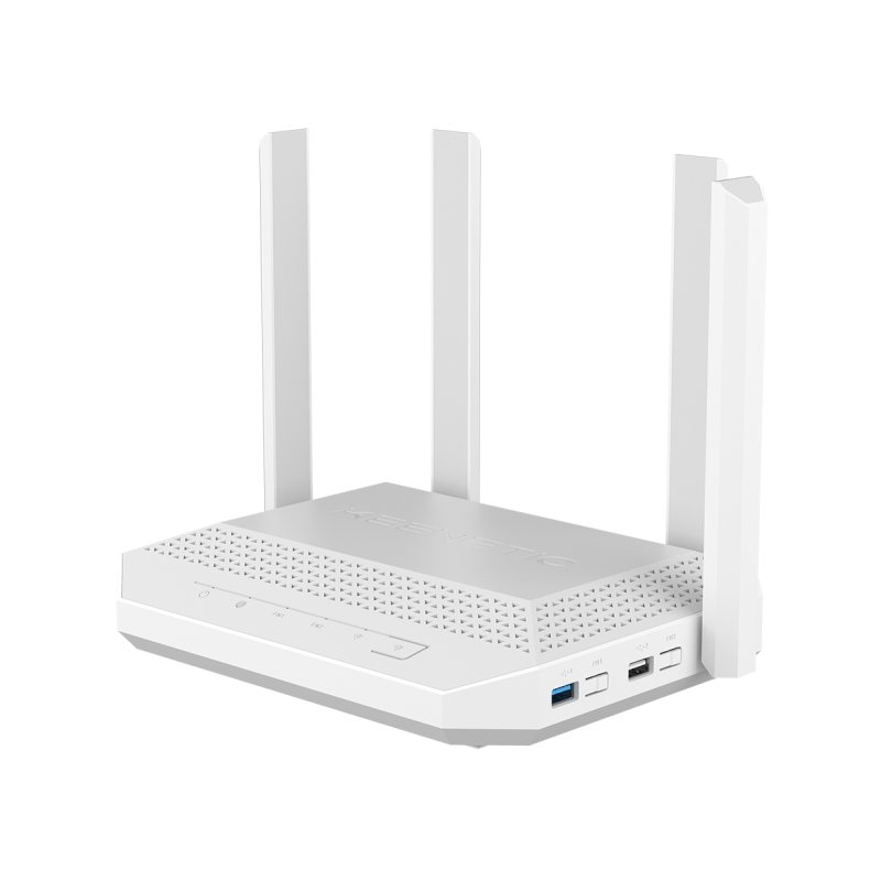 Keenetic Hero Routeur multi-Gigabit Wi-Fi 6 maillé AX3000 avec un commutateur intelligent 4 ports Gigabit et 1 port