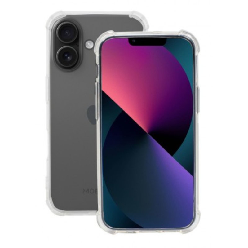 R SERIES FOR IPHONE 16 - TRANSPARENT - SOFT BAG