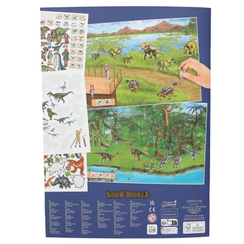Depesche Zoo DinoWorld kids' stickers