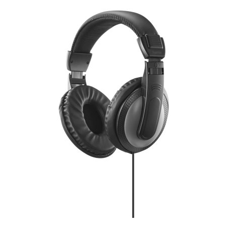 Hama Shell II Headphones Wired Head-band Music Black, Dark Grey
