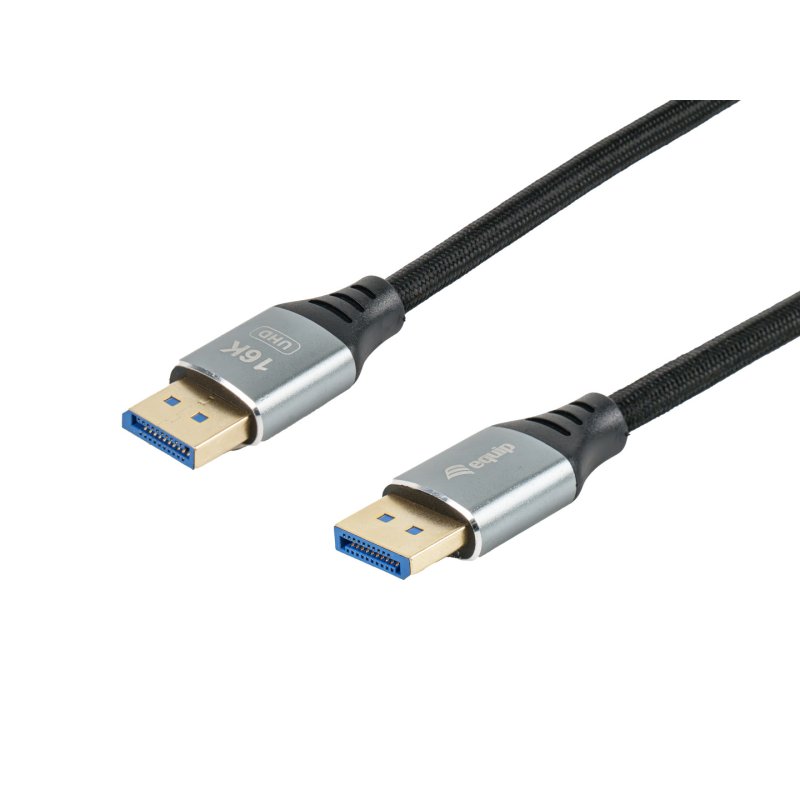 Equip DisplayPort 2.1 Premium Cable, 3.0m, 16K/60Hz, 54Gbps