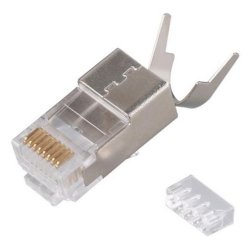 Equip Stecker Cat.8 RJ45 geschirmt 50er Set grau