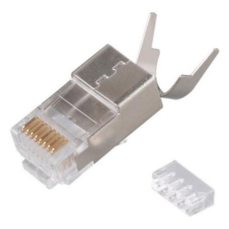 Equip Stecker Cat.8 RJ45 geschirmt 50er Set grau