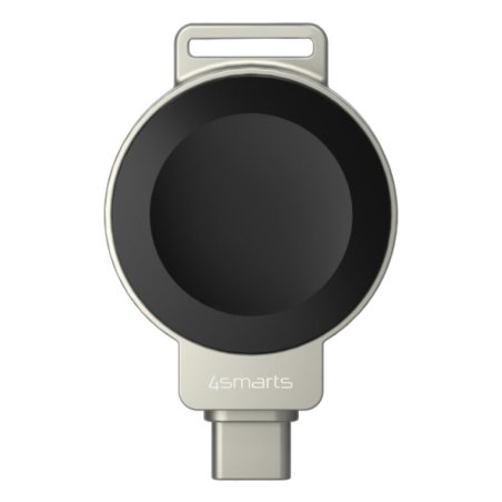 4smarts 541478 mobile device charger Smartwatch Black, Silver USB Wireless charging Indoor, Outdoor