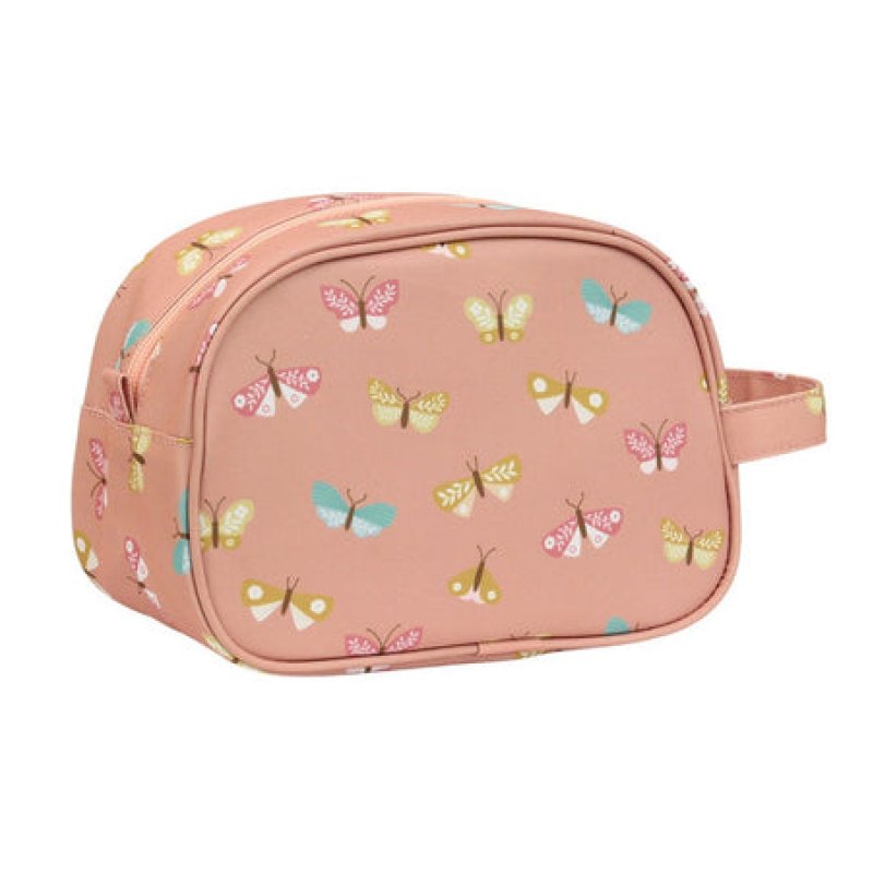 A little lovely company - Toilet bag - Butterﬂies - 20.5 x 14 x 9.5 cm