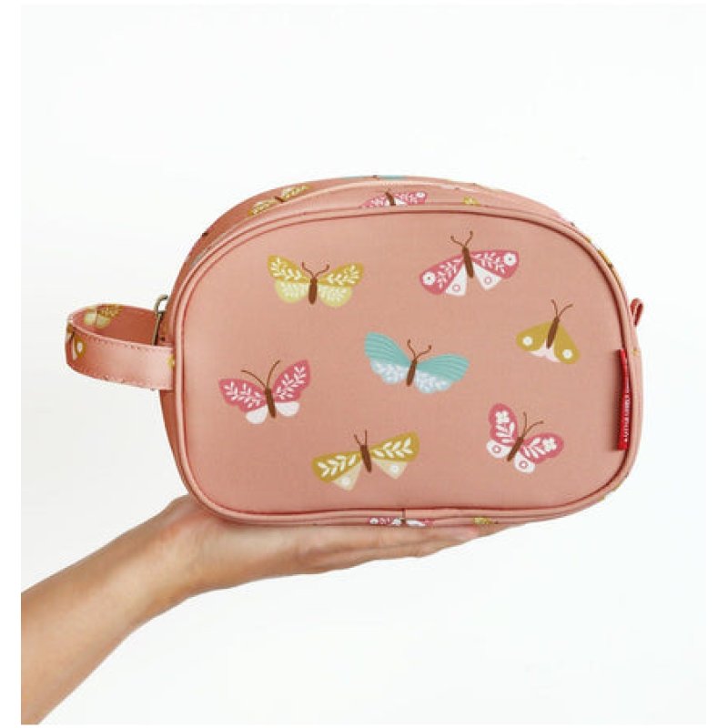 A little lovely company - Toilet bag - Butterﬂies - 20.5 x 14 x 9.5 cm