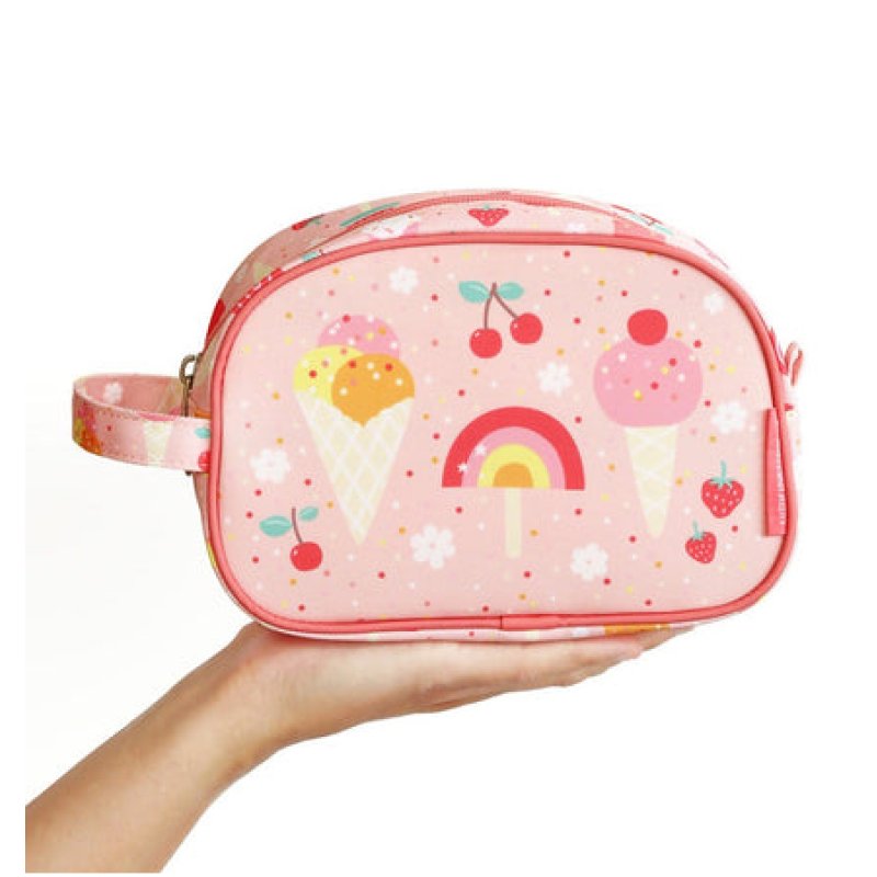 A Little Lovely Company TOICPI03 Trousse de toilette Polyester Rose
