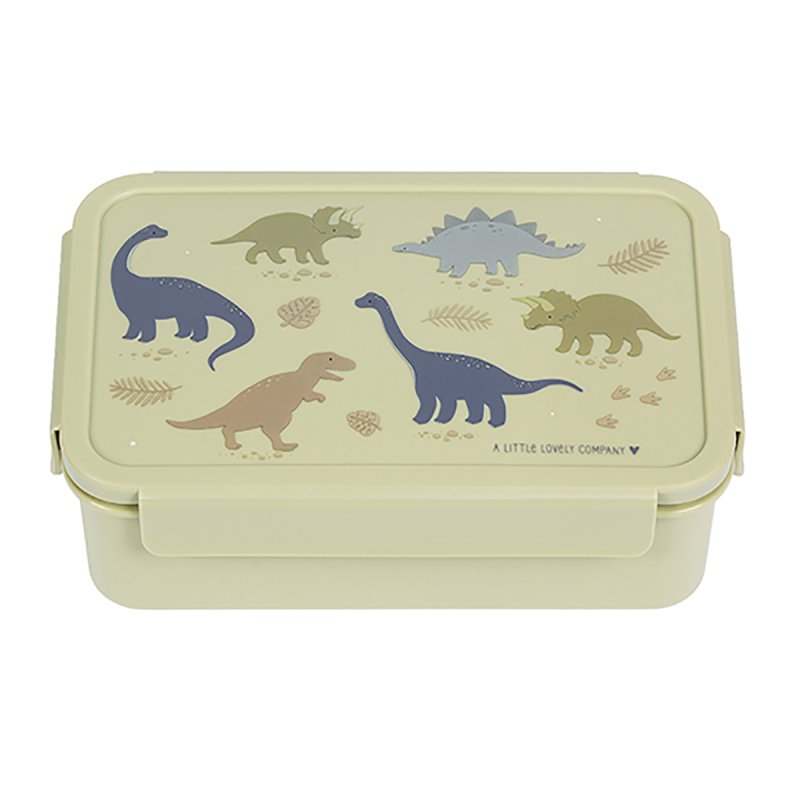 A little lovely company - Bento Lunch box - Dinosaurs - 22 x 7.5 x 14.5 cm