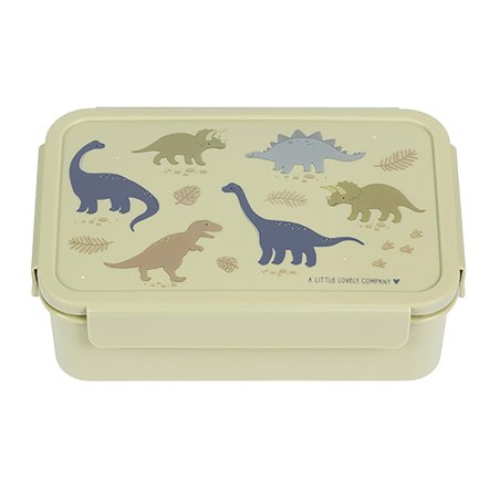 A little lovely company - Bento Lunch box - Dinosaurs - 22 x 7.5 x 14.5 cm