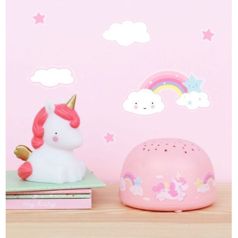 A Little Lovely Company 397081 lumière de nuit pour bébé Autonome Rose LED