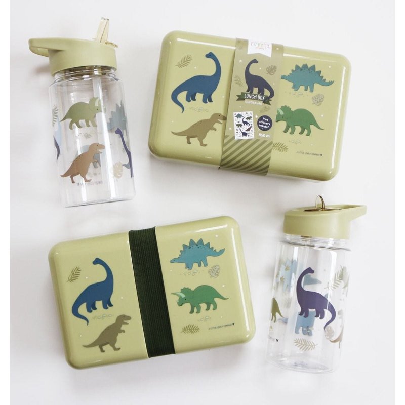 A little lovely company - Drink Bottle - Dinosaurs - 7.3 x 16.5 x 7.3 cm