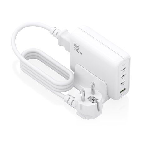 AISENS ASCH-140W4P055-W chargeur d'appareils mobiles Universel Blanc Secteur Charge rapide Intérieure