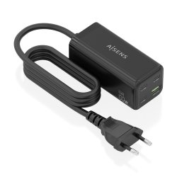 CARGADOR GAN AISENS SOBREMESA 100W 3XUSB-C PD3.0 QC4.0 QC5.0 USB-A QC3.0