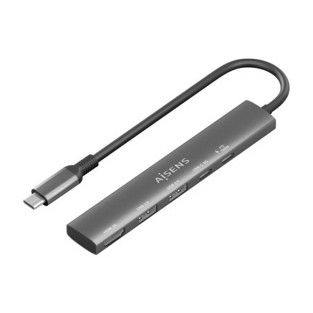 USB-C DOCK AISENS 5 EN 1 USB-C A 1XHDMI 2XUSB-A 1XUSB-C 1XPD 15CM