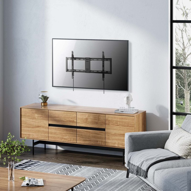 SOPORTE AISENS ECO ULTRA DELGADO MONITOR/TV 75KG DE 43-100 NEGRO