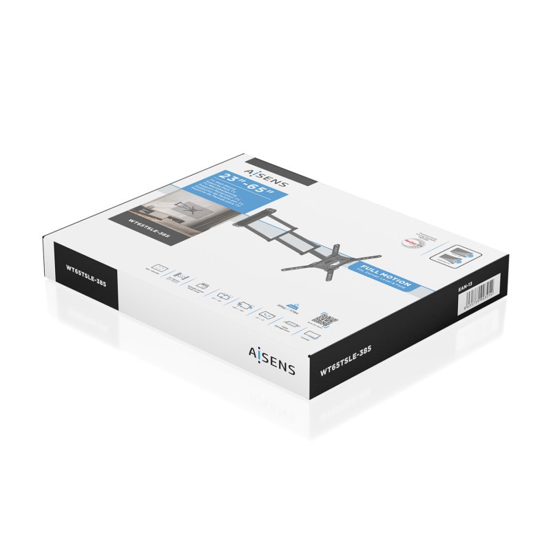 AISENS WT65TSLE-385 support pour téléviseur 165,1 cm (65") Noir