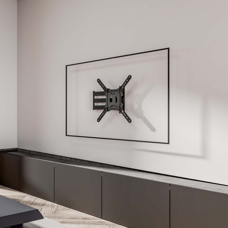 AISENS WT65TSLE-383 support pour téléviseur 165,1 cm (65") Noir