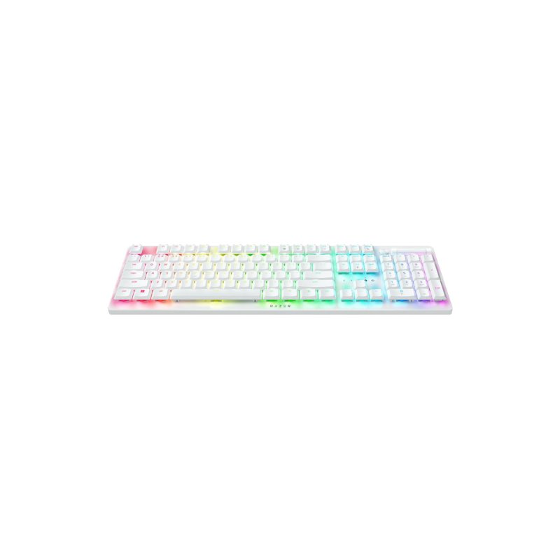 Razer DeathStalker V2 Pro clavier Jouer USB RF Wireless Bluetooth QWERTY Anglais américain Blanc