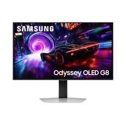 Samsung G81SF computer monitor 68.6 cm (27") 3840 x 2160 pixels 4K Ultra HD OLED Silver