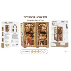 BOOK NOOK KIT - DIY - Sous l'Arbre de Sakura - 214pc Eclairage LED