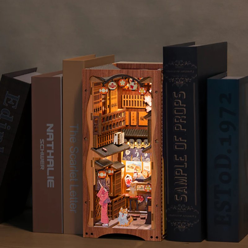 BOOK NOOK KIT - DIY - Sous l'Arbre de Sakura - 214pc Eclairage LED