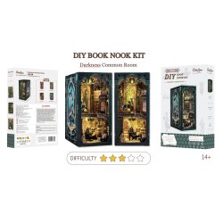 BOOK NOOK KIT - DIY - Salle Commune Sombre - 150pc Eclairage LED