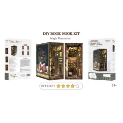 BOOK NOOK KIT - DIY - Pharmacien Magique - 282pc Eclairage LED