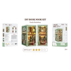 BOOK NOOK KIT - DIY - Librairie Panda - 244pc Eclairage LED