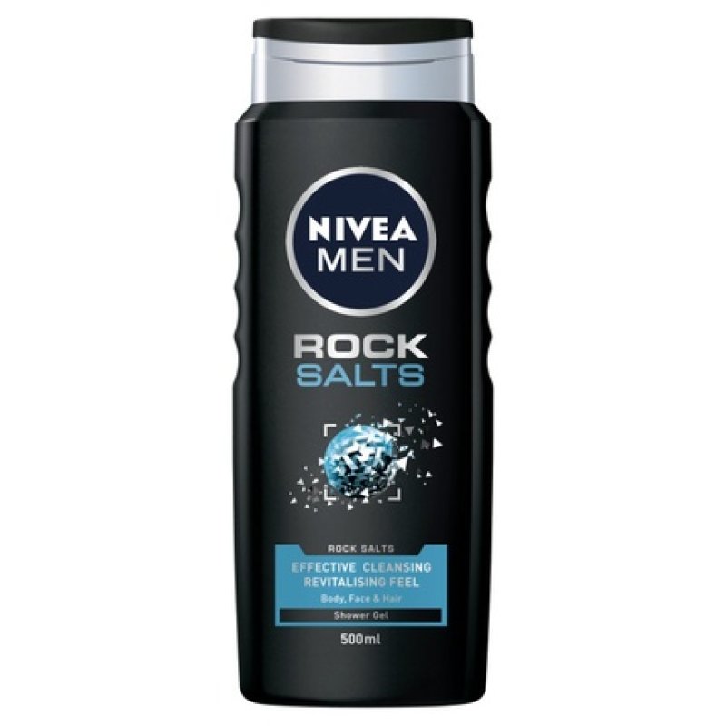 Nivea Men Energizing Rock Salt Shower Gel, 500ml