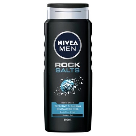 Nivea Men Energizing Rock Salt Shower Gel, 500ml