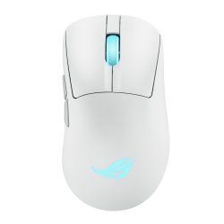 ASUS ROG Keris II Origin WHT souris Jouer Droitier RF Wireless Bluetooth USB Type-A Optique 42000 DPI
