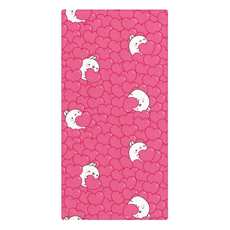 Molang serviette de bain Hearts 150 x 75 cm