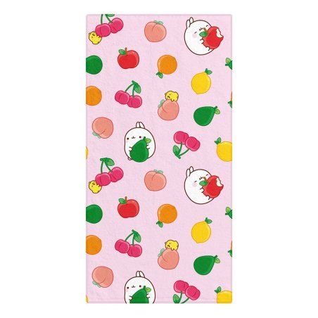 Molang serviette de bain Fruits 35 x 75 cm