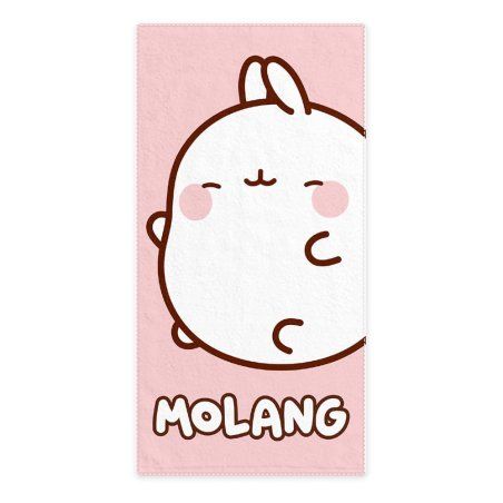 Molang serviette de bain Pink 35 x 75 cm