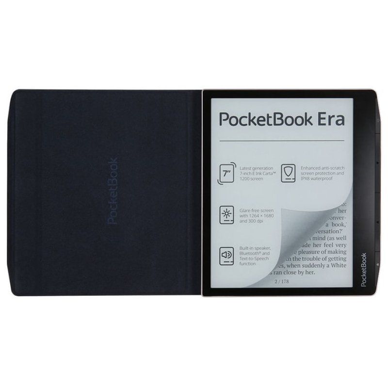 PocketBook HN-QI-PU-700-WB-WW étui pour lecteur d'e-book 17,8 cm (7") Folio Bleu