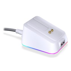 Mouse Dock White, für LIV Wireless, LIV Plus Wireless (weiß, Kabel 1,8 Meter)