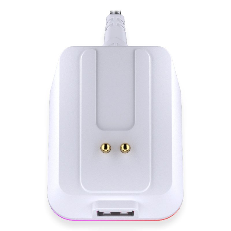 Mouse Dock White, für LIV Wireless, LIV Plus Wireless (weiß, Kabel 1,8 Meter)