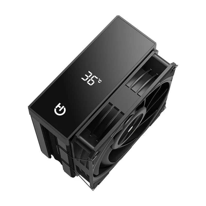 Hiditec DC10 PRO Processeur Refroidisseur d'air 12 cm Noir 1 pièce(s)