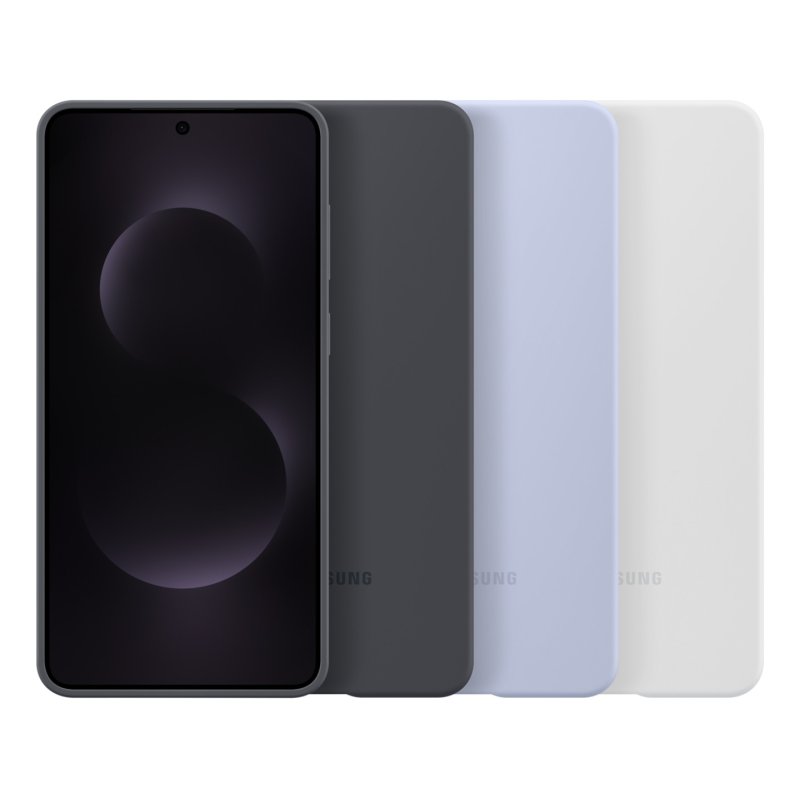 Samsung Silicone Case fr Galaxy S25 Edge. Light Gray