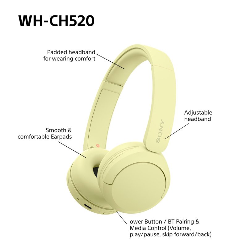 Sony WHCH520Y.CE7
