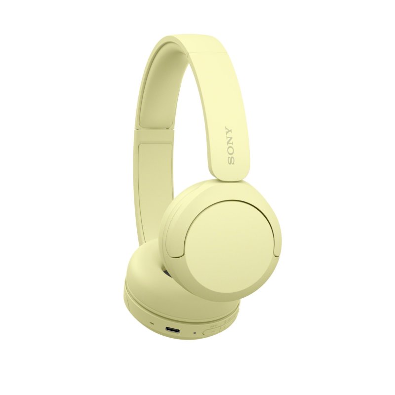 Sony WHCH520Y.CE7 écouteur/casque Sans fil Arceau Appels/Musique USB Type-C Bluetooth Jaune