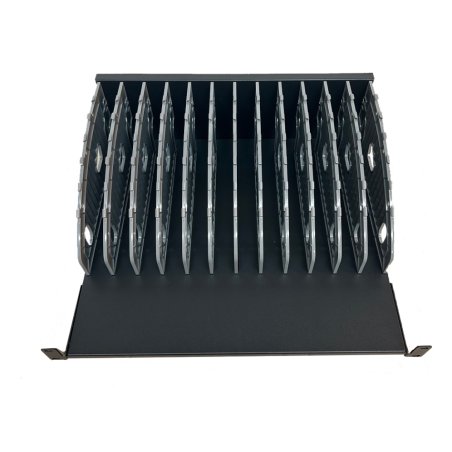 ESTANTE EWENT CON 12 RANURAS DE CARGA PARA PORTATILÉS 483x360x190mm