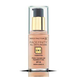 Max Factor Facefinity All Day Flawless 3 in 1, 045 Warm Almond, 30ml